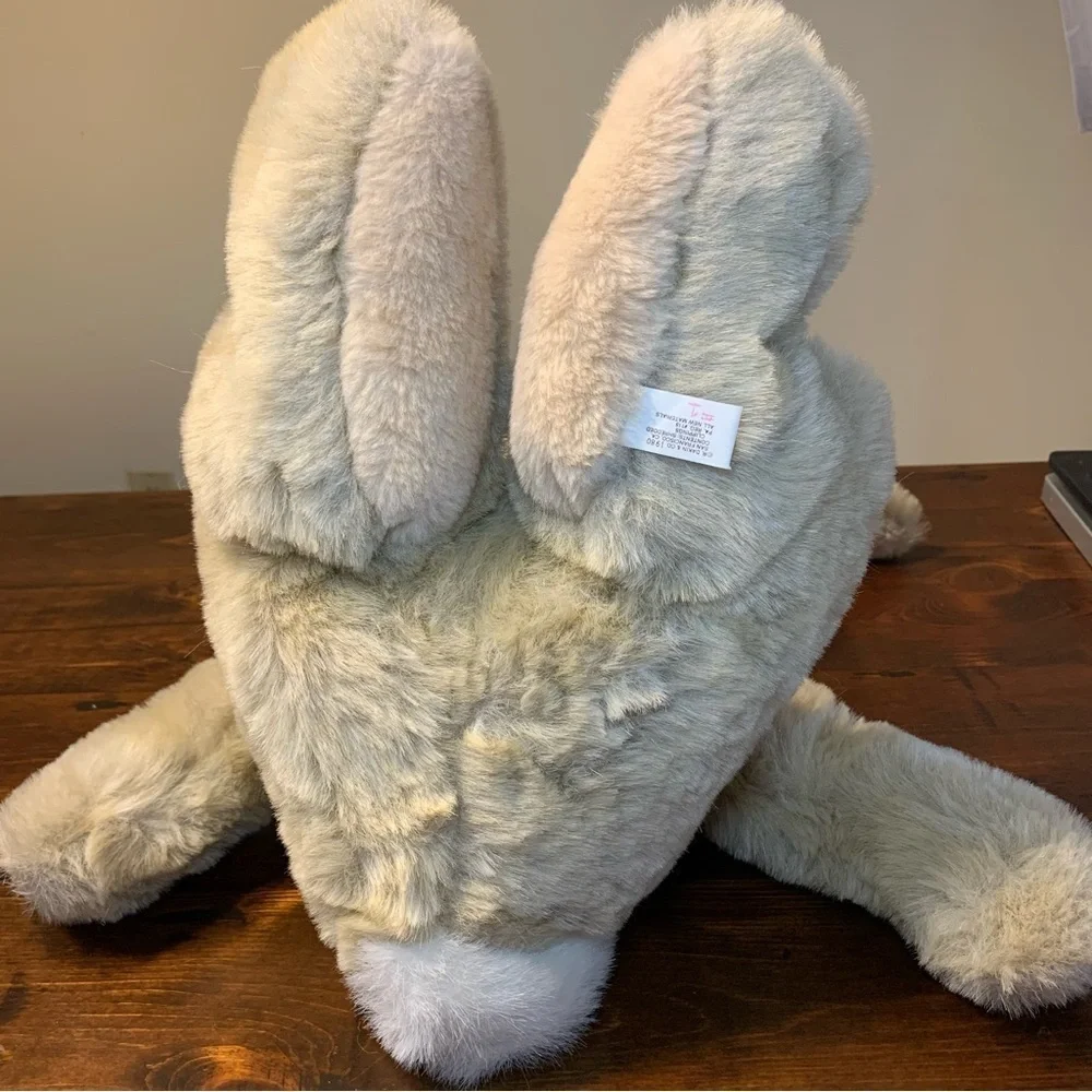 VTG Dakin 1980 Jumbo 15” Bunny Pot Belly